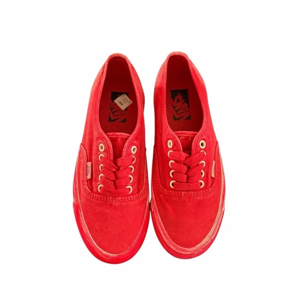 Vans‎ OTW Authentic Reissue 44 Red Painted Art Women's 8 New No Box